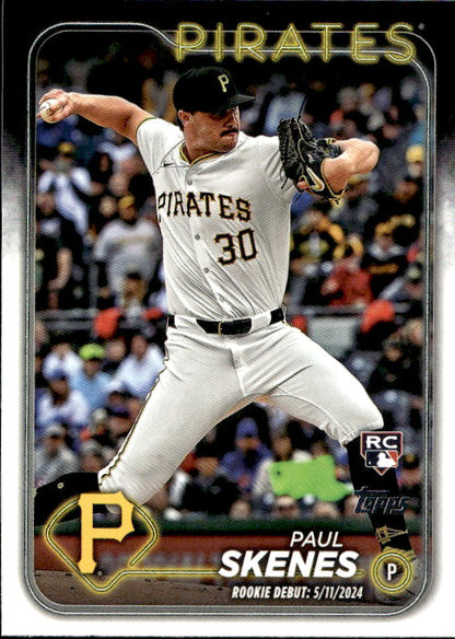 Paul Skenes - 2024 Topps Update Series Rookie Debut #US288 Pittsburgh Pirates