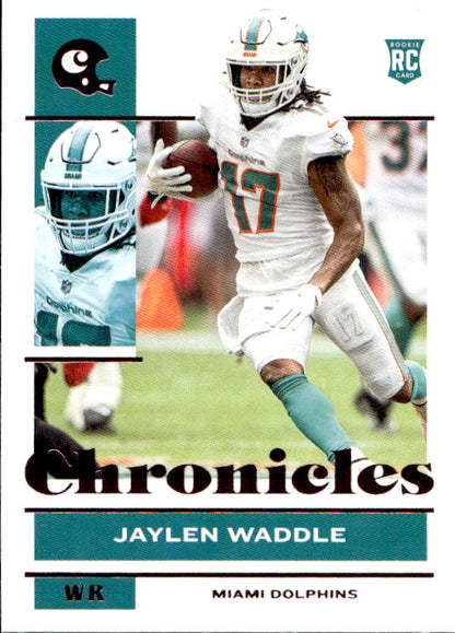 Jaylen Waddle - 2021 Panini Chronicles Pink #76 Miami Dolphins