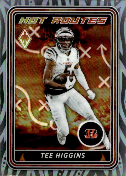 Tee Higgins - 2023 Panini Phoenix Hot Routes #HR-13 Cininnati Bengals
