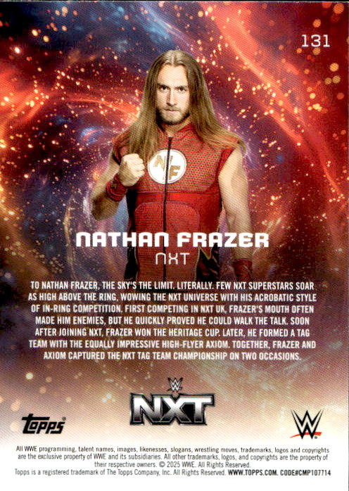 Nathan Frazer - 2025 Topps WWE Universe #131
