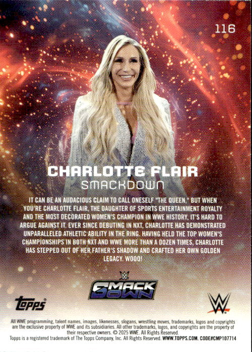 Charlotte Flair - 2025 Topps WWE Universe #116