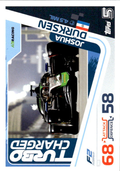 Joshua Durksen - 2024 Topps F1 Turbo Match Attax Turbo Charged #265