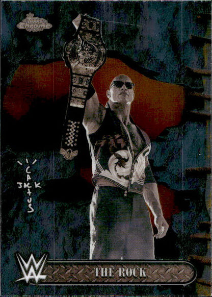 The Rock - 2025 Topps Chrome WWE x Cactus Jack #75