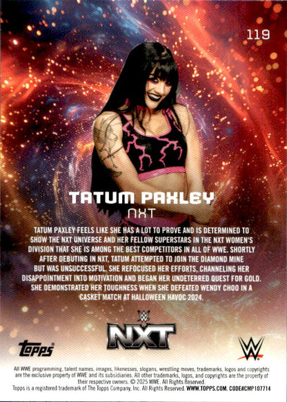 Tatum Paxley - 2025 Topps WWE Universe #119