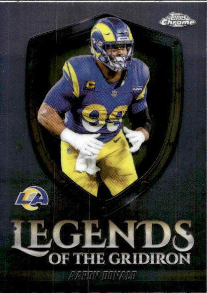 Aaron Donald - 2025 Topps Chrome NFL Legends of the Gridiron #LOG-40 Los Angeles Rams