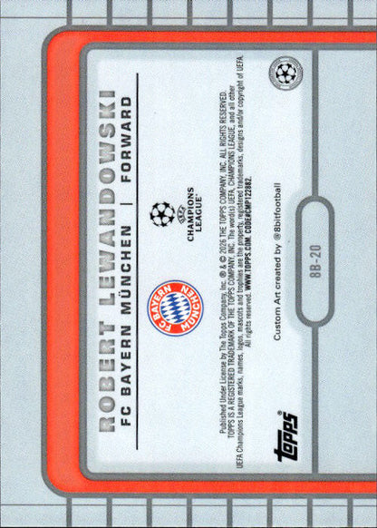 Robert Lewandowski - 2025/26 Topps UCC 8Bit #8B-20 Bayern Munchen