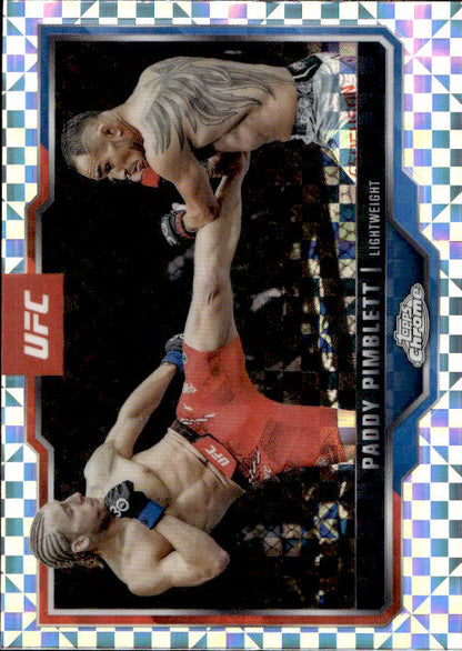 Paddy Pimblett - 2025 Topps Chrome UFC X Fractor #177