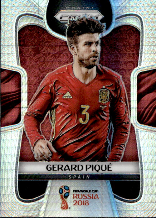 Gerard Pique - 2018 Panini Prizm World Cup Hyper Prizm #208 Spain
