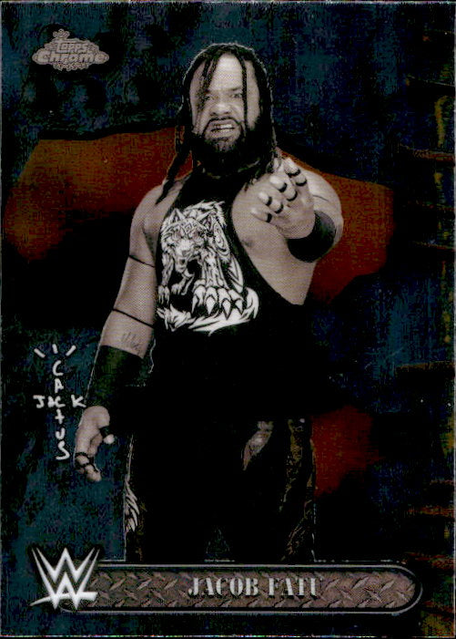 Jacob Fatu - 2025 Topps Chrome WWE x Cactus Jack #48