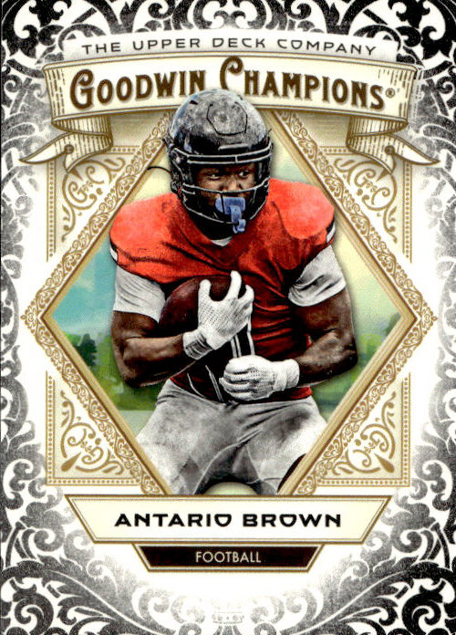 Antario Brown - 2025 Upper Deck Goodwin Champions Glossy Black #64