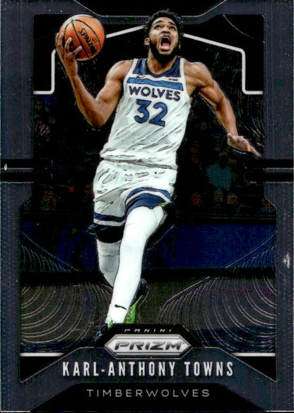 Karl-Anthony Towns - 2019/20 Panini Prizm Basketball #161 Minnesota Timberwolves
