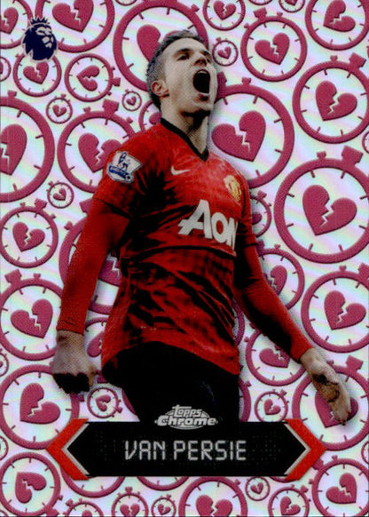 Robin van Persie - 2025/26 Topps Chrome Premier League Stoppage Time Heartbreakers #STH-10 Manchester United