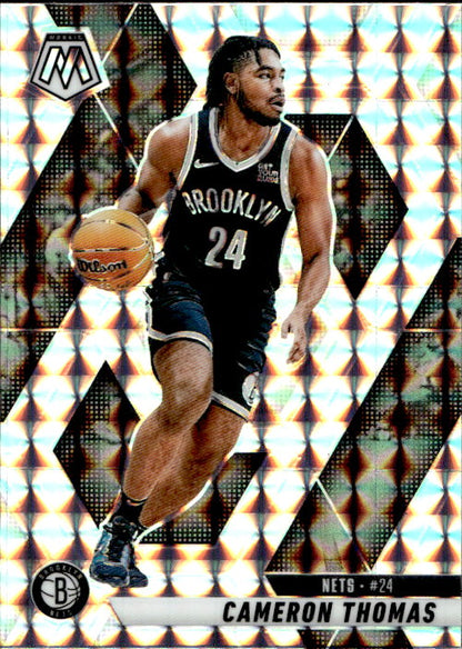 Cameron Thomas - 2024/25 Panini Mosaic Basketball Silver Prizm #8 Brooklyn Nets