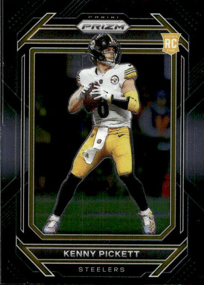 Kenny Pickett - 2022 Panini Chronicles Prizm Black #PB-6 Pittsburgh Steelers