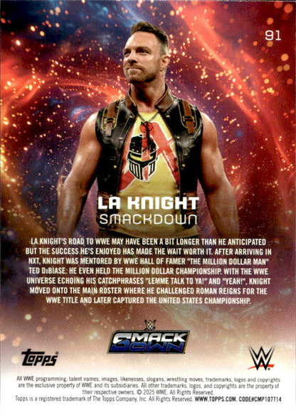 LA Knight - 2025 Topps WWE Universe #91