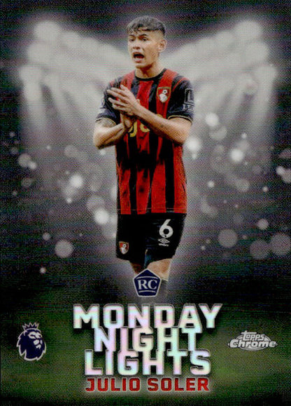 Julio Soler - 2026 Topps Chrome Premier League Monday Night Lights #MNL-17 AFC Bournemouth