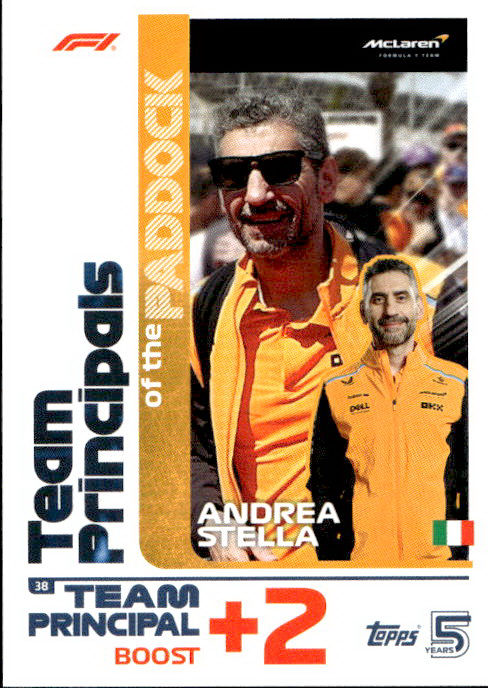 Andrea Stella - 2024 Topps F1 Turbo Match Attax Team Principle #38
