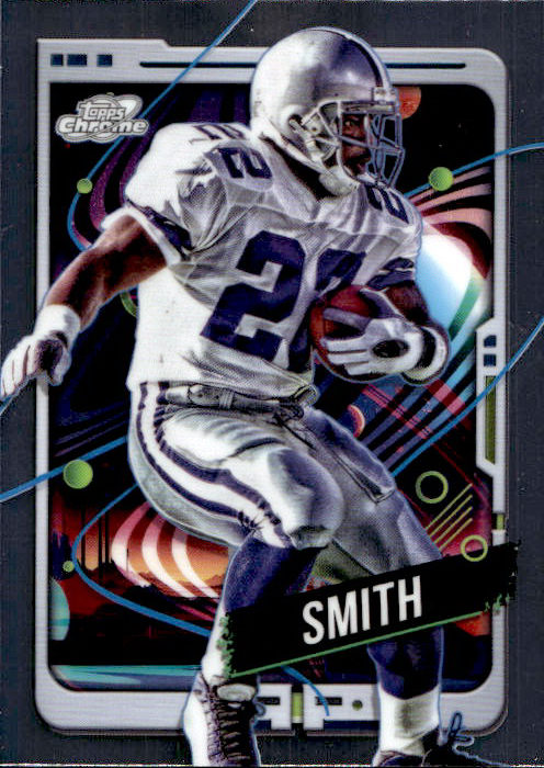Emmitt Smith - 2024 Topps Chrome #22 Dallas Cowboys