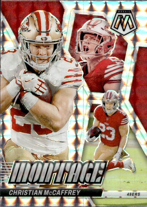 Christian McCaffrey - 2024 Panini Mosaic Montage Prizm #M-21 San Francisco 49ers