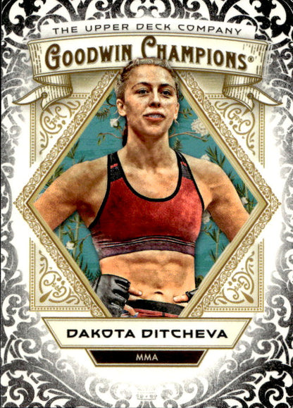Dakota Ditcheva - 2025 Upper Deck Goodwin Champions Glossy Black #71