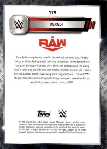 Valhalla - 2025 Topps Chrome WWE Silver #179