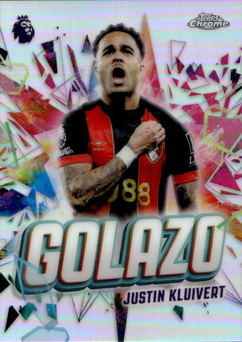 Justin Kluivert - 2025 Topps Chrome Premier League Golazo #GZ-1 AFC Bournemouth