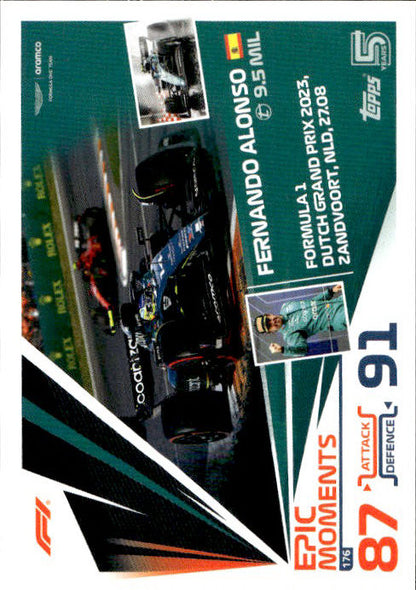 Fernando Alonso - 2024 Topps F1 Turbo Match Attax Epic Moments #176