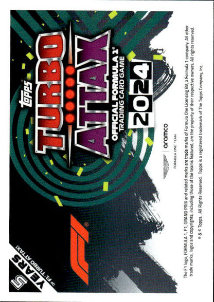 Fernando Alonso - 2024 Topps F1 Turbo Match Attax Epic Moments #176
