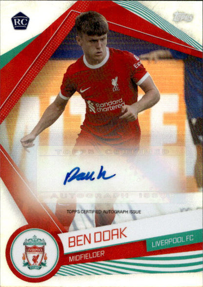 Ben Doak - 2023/24 Topps Liverpool Team Set Autograph #BA-BD
