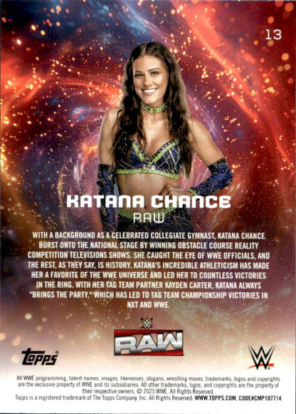 Katana Chance - 2025 Topps WWE Universe #13