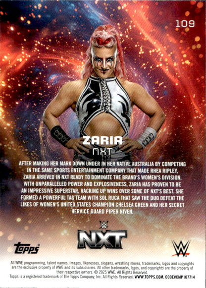 Zaria - 2025 Topps WWE Universe #109