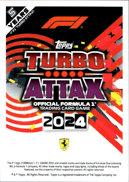 Scuderia Ferrari - 2024 Topps F1 Turbo Match Attax SF-24 #200