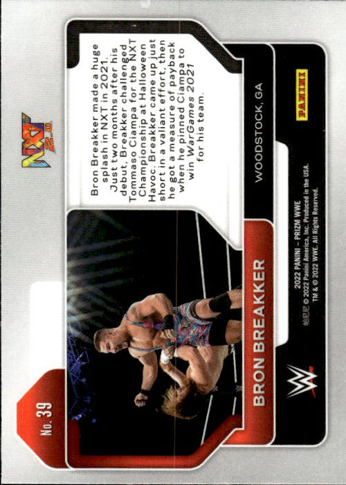 Bron Breakker - 2022 Panini Prizm WWE #39