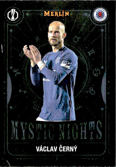 Vaclav Cerny - 2025 Topps UCC Mystic Nights #MN-30 Rangers FC