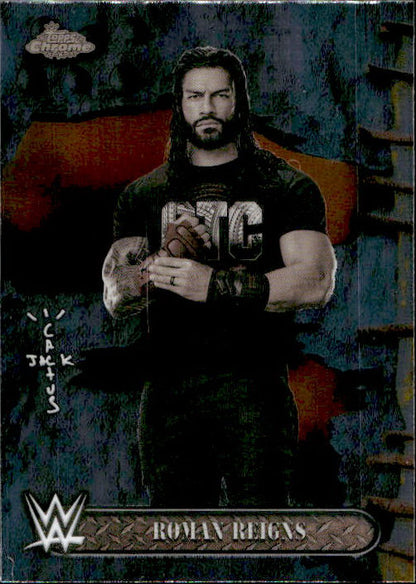 Roman Reigns - 2025 Topps Chrome WWE x Cactus Jack #25