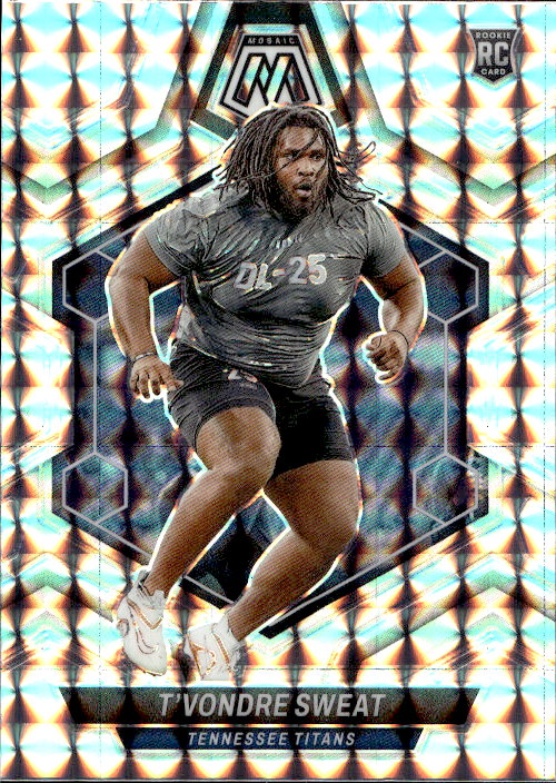 T'Vondre Sweat - 2024 Panini Mosaic Silver Prizm #338 Tennessee Titans