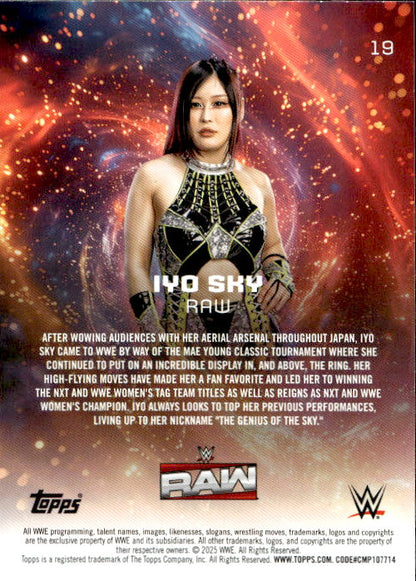 Iyo Sky - 2025 Topps WWE Universe #19