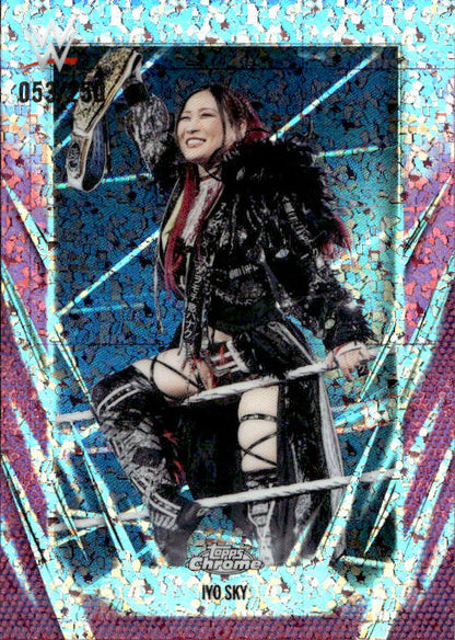 Iyo Sky - 2026 Topps Chrome WWE Pink Mini Diamond Refractor /250 #35