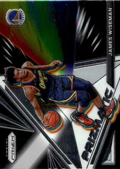 James Wiseman - 2021/22 Panini Prizm Basketball Prizmatic #30 Golden State Warriors