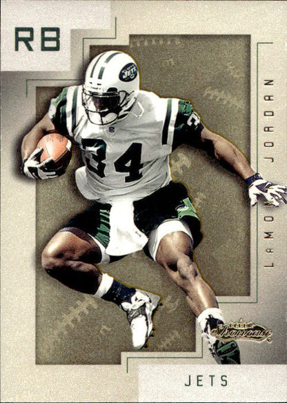 LaMont Jordan - 2001 Fleer Showcase /1500 #136 New York Jets