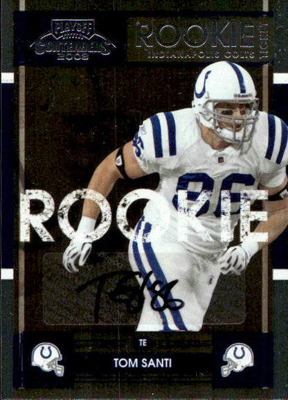 Tom Santi - 2008 Donruss Playoff Contenders Auto #222 Indianapolis Colts