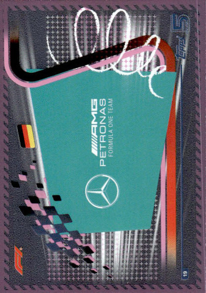 AMG Petronas Mercedes - 2024 Topps F1 Turbo Match Attax Pink #19