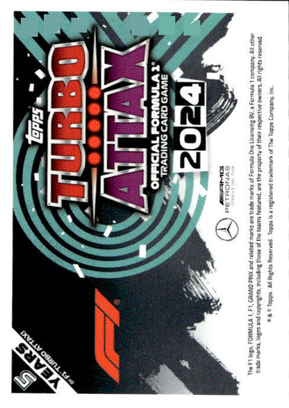 AMG Petronas Mercedes - 2024 Topps F1 Turbo Match Attax Pink #19