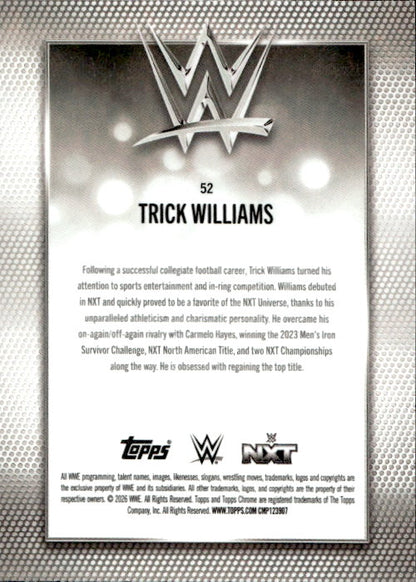 Trick Williams - 2026 Topps Chrome WWE Magenta /399 #52