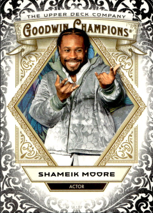 Shameik Moore - 2025 Upper Deck Goodwin Champions Glossy Black #18