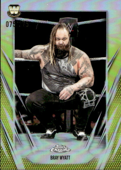 Bray Wyatt - 2026 Topps Chrome WWE Yellow /275 #76