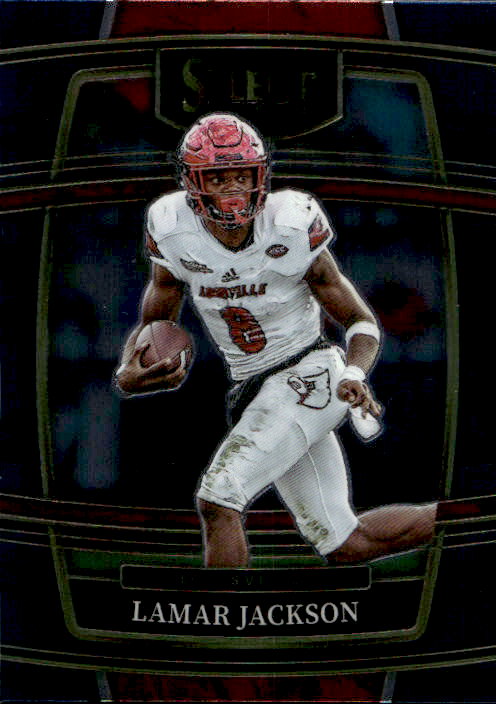 Lamar Jackson - 2022 Panini Select Draft Picks Concourse Blue #44 Louisville