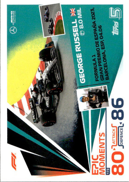 George Russell - 2024 Topps F1 Turbo Match Attax Epic Moments #173