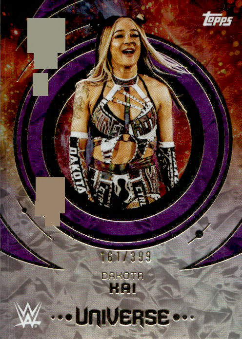 Dakota Kai - 2025 Topps Universe WWE /399 Purple #58