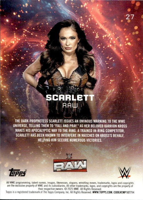 Scarlett - 2025 Topps WWE Universe #27